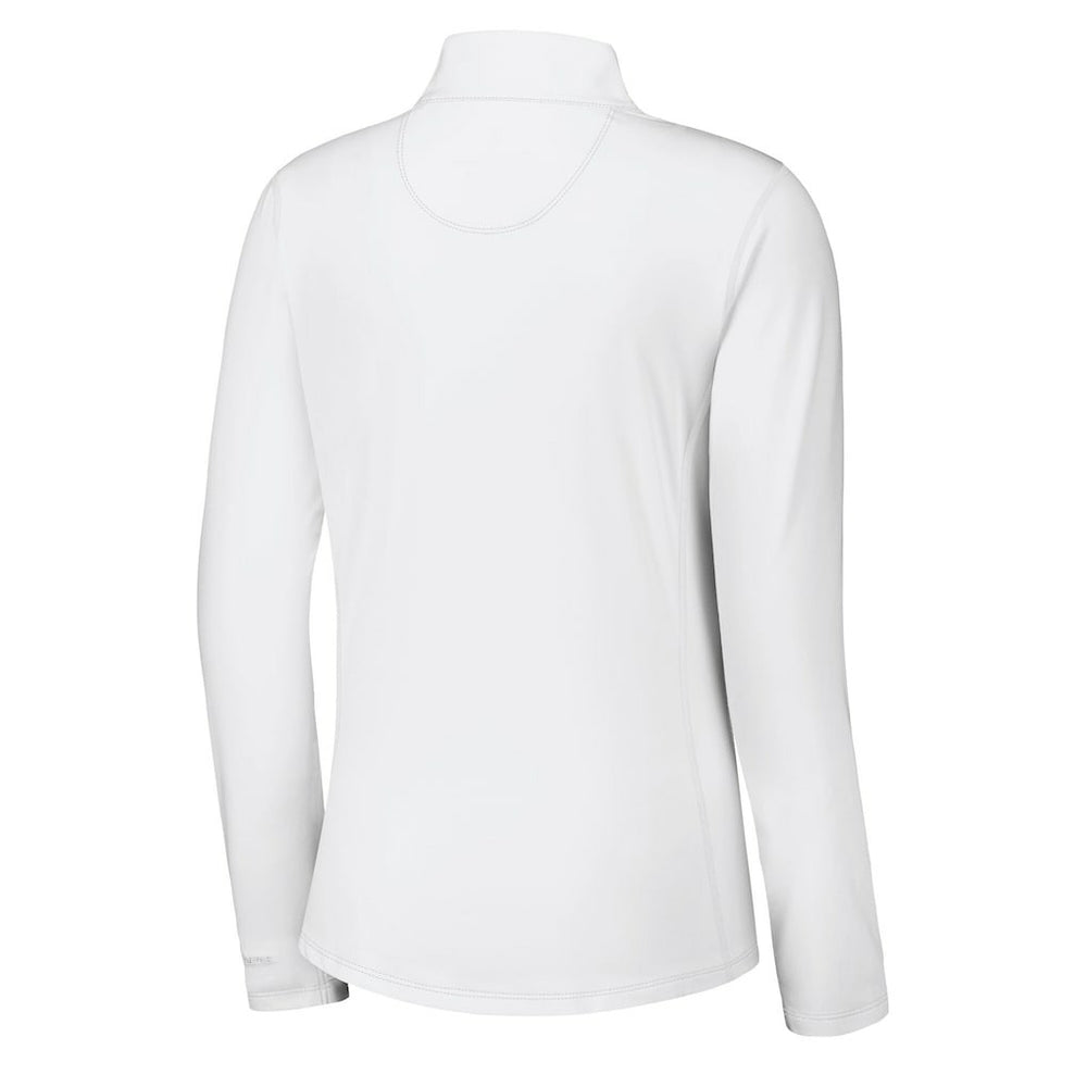 San Francisco 49ers Women's Sport Playa Vista IslandZone Quarter-Zip Jacket - White Jackets