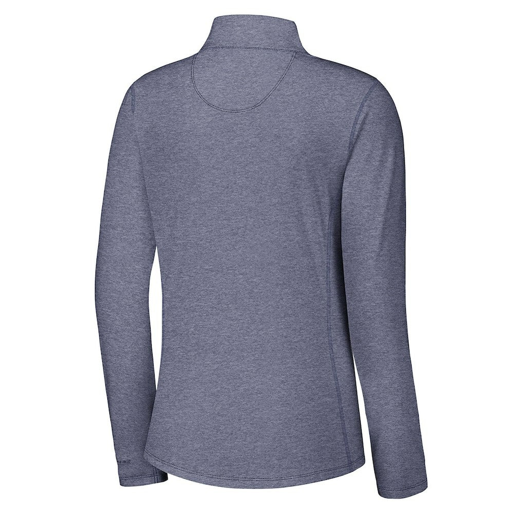 Dallas Cowboys Women's Sport Playa Vista IslandZone Quarter-Zip Jacket - Navy Jackets