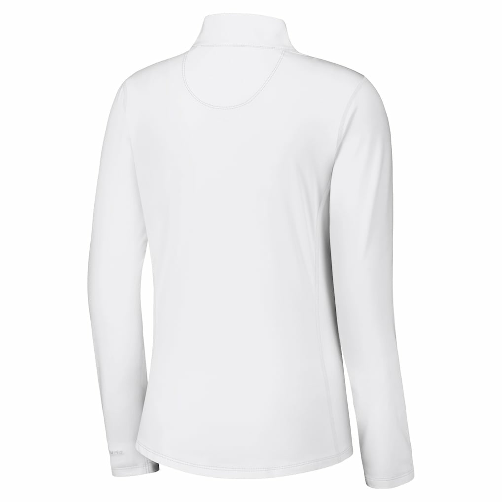 Buffalo Bills Women's Sport Playa Vista IslandZone Quarter-Zip Jacket - White Jackets