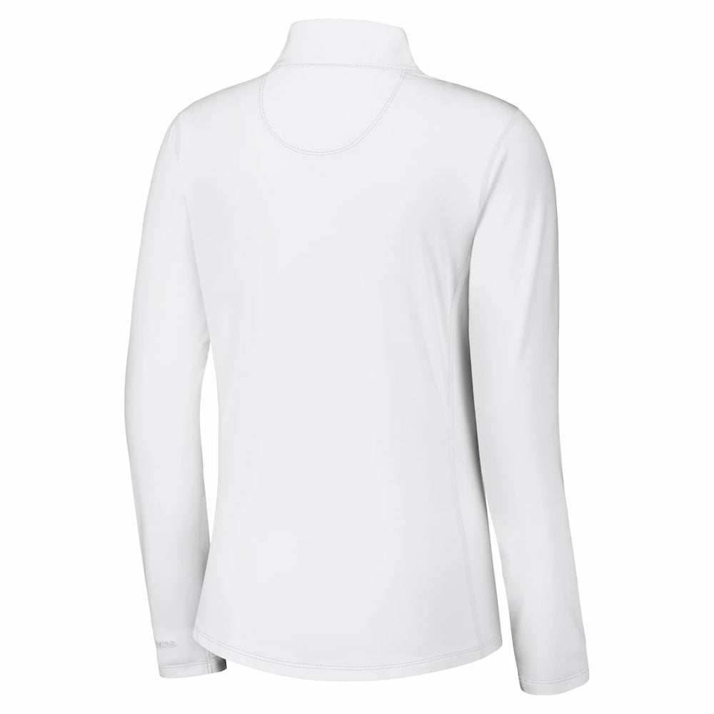 Buffalo Bills Women's Sport Playa Vista IslandZone Quarter-Zip Jacket - White Jackets