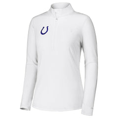 Indianapolis Colts Women's Sport Playa Vista IslandZone Quarter-Zip Jacket - White Jackets