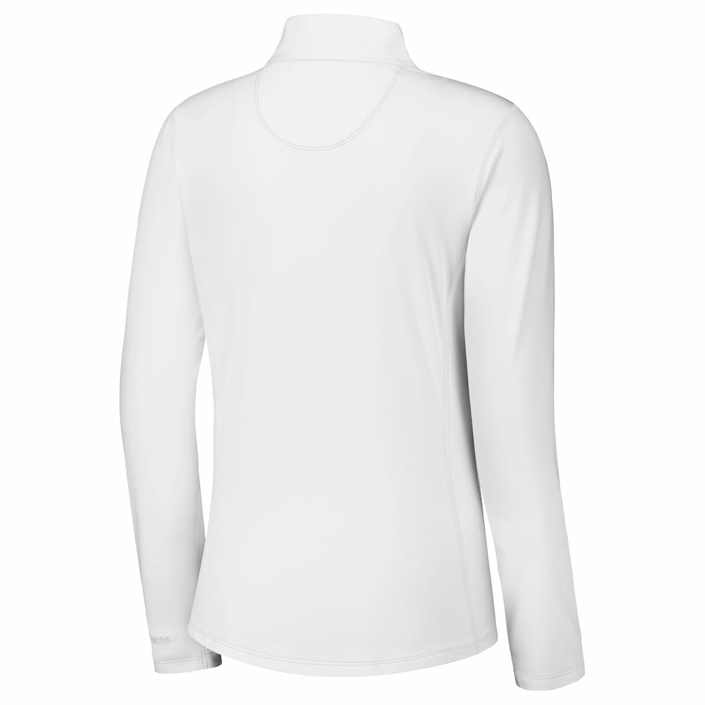 Indianapolis Colts Women's Sport Playa Vista IslandZone Quarter-Zip Jacket - White Jackets