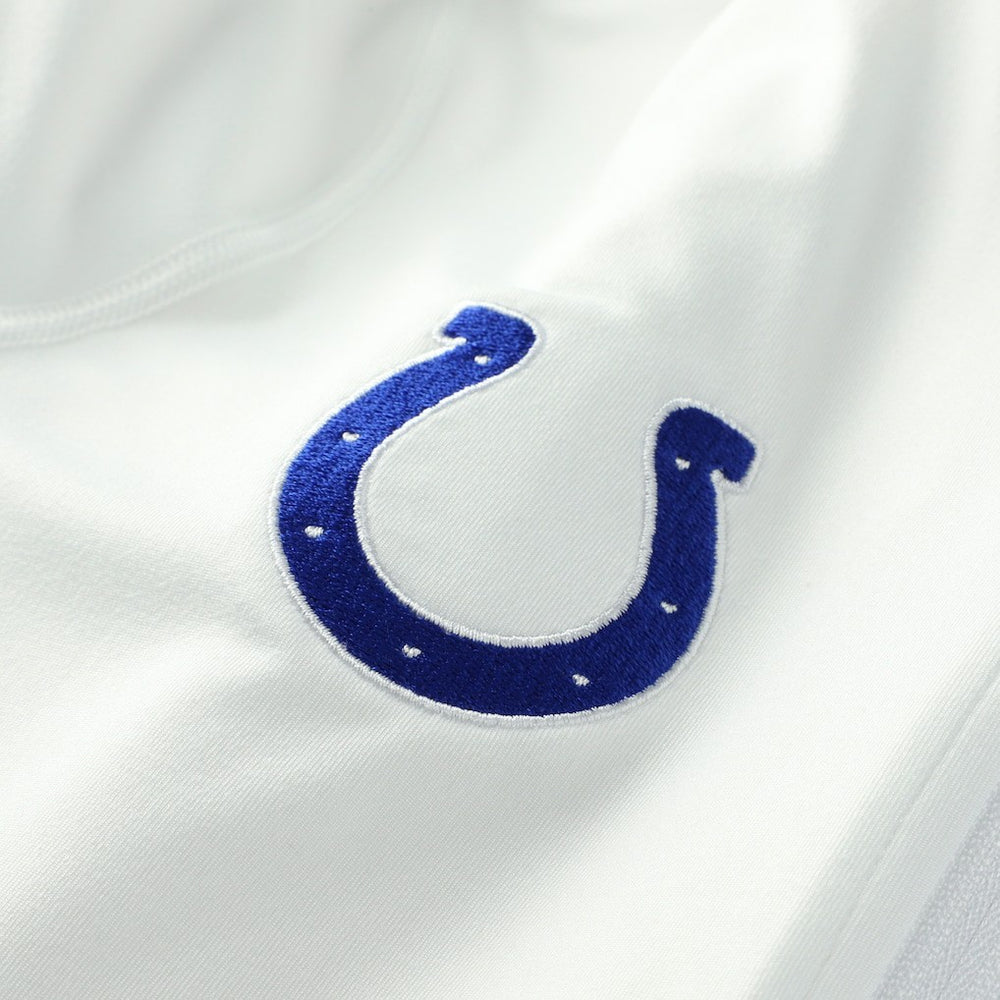 Indianapolis Colts Women's Sport Playa Vista IslandZone Quarter-Zip Jacket - White Jackets