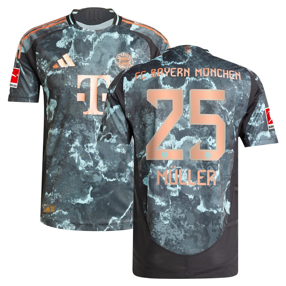 Thomas Müller Bayern Munich 2024/25 Away Player Jersey Black - Adidas online