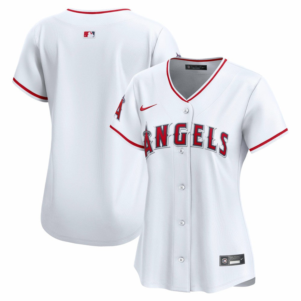 Los Angeles Angels Nike Women's Home Limited Jersey - White Jerseys