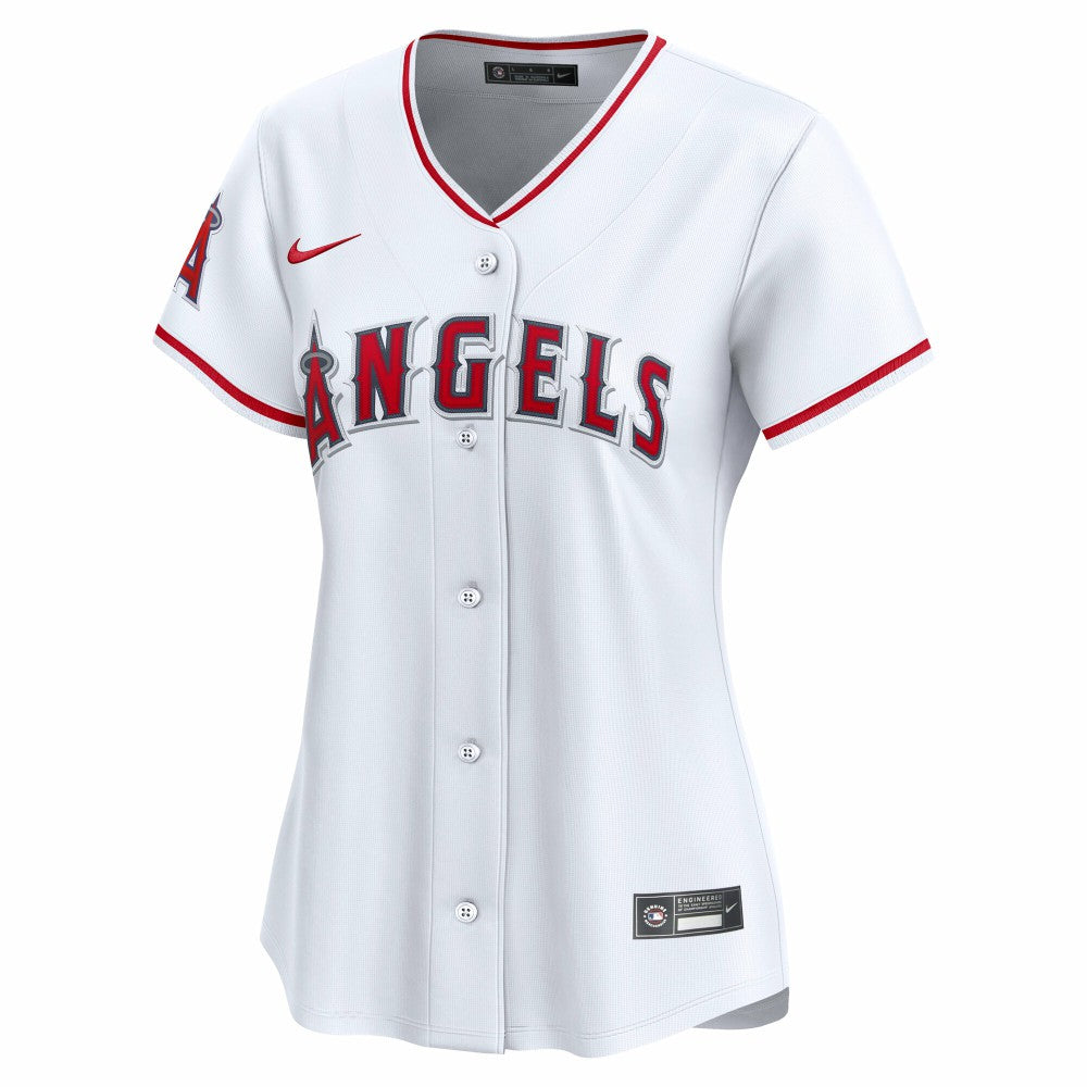 Los Angeles Angels Nike Women's Home Limited Jersey - White Jerseys