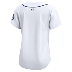 Seattle Mariners Nike Women's Home Limited Jersey - White Jerseys