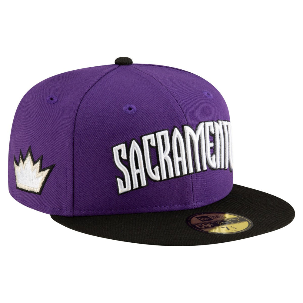 Sacramento Kings 2024/25 Classic Edition Jersey Hook 59FIFTY Fitted Hat Purple/Black - New Era