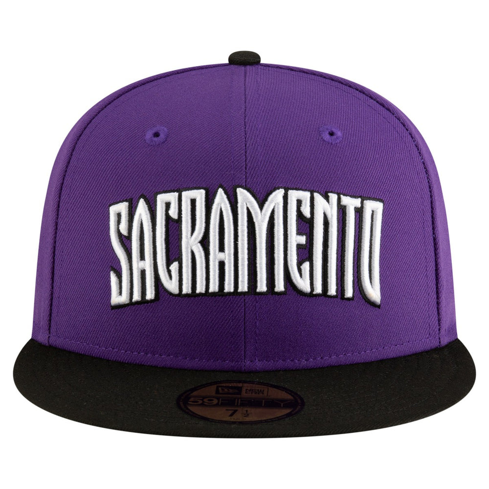 Sacramento Kings 2024/25 Classic Edition Jersey Hook 59FIFTY Fitted Hat Purple/Black - New Era