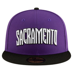 Sacramento Kings 2024/25 Classic Edition Jersey Hook 59FIFTY Fitted Hat Purple/Black - New Era