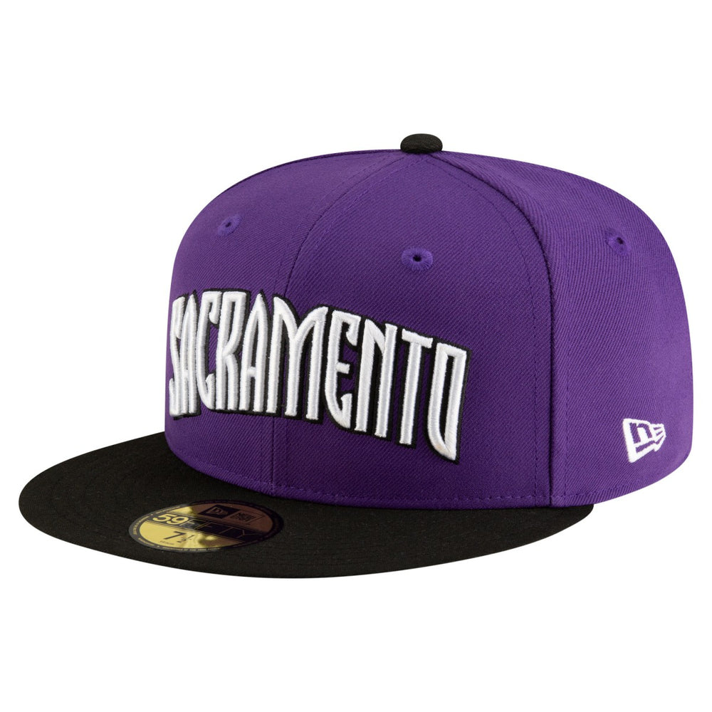 Sacramento Kings 2024/25 Classic Edition Jersey Hook 59FIFTY Fitted Hat Purple/Black - New Era