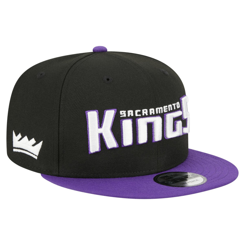 Sacramento Kings Jersey Hook Statement Edition 9FIFTY Snapback Hat Black/Purple - New Era