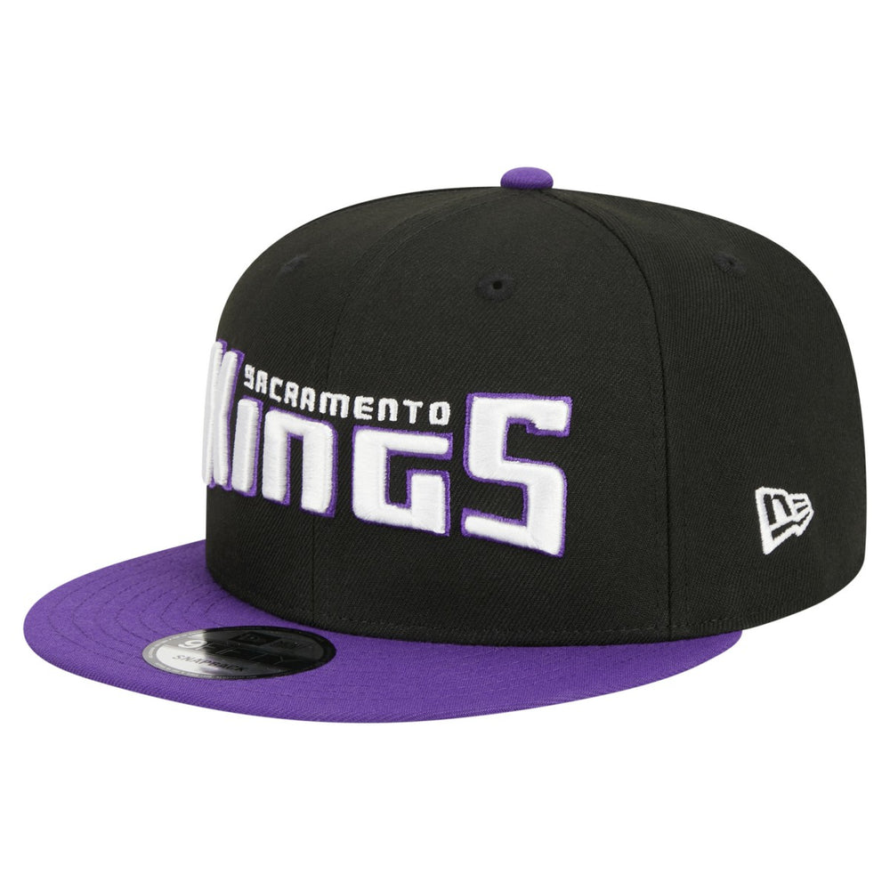 Sacramento Kings Jersey Hook Statement Edition 9FIFTY Snapback Hat Black/Purple - New Era