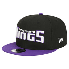 Sacramento Kings Jersey Hook Statement Edition 9FIFTY Snapback Hat Black/Purple - New Era