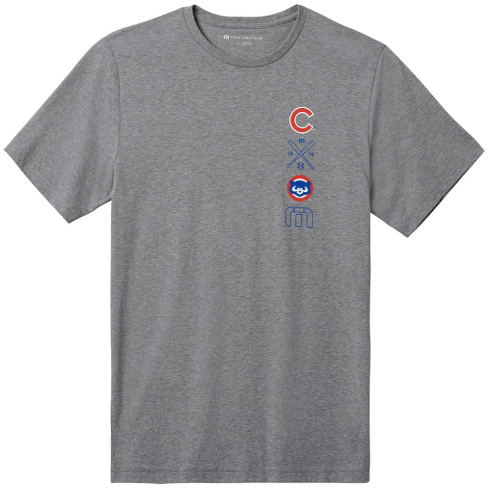 Chicago Cubs TravisMathew Sunset Slam T-Shirt - Gray T-shirts