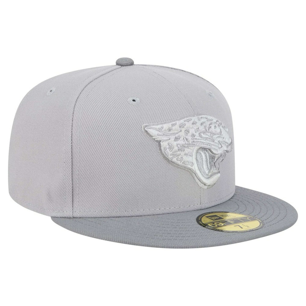 Jacksonville Jaguars New Era Iron Cloud 59FIFTY Fitted Hat - Gray/Graphite Hats