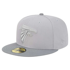 Atlanta Falcons New Era Iron Cloud 59FIFTY Fitted Hat - Gray/Graphite Hats