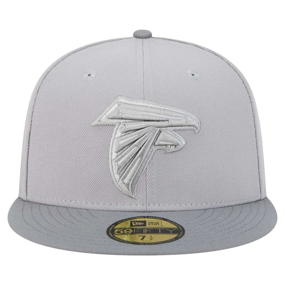 Atlanta Falcons New Era Iron Cloud 59FIFTY Fitted Hat - Gray/Graphite Hats
