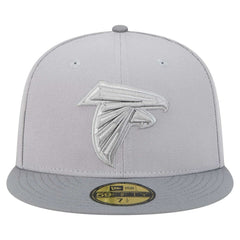 Atlanta Falcons New Era Iron Cloud 59FIFTY Fitted Hat - Gray/Graphite Hats
