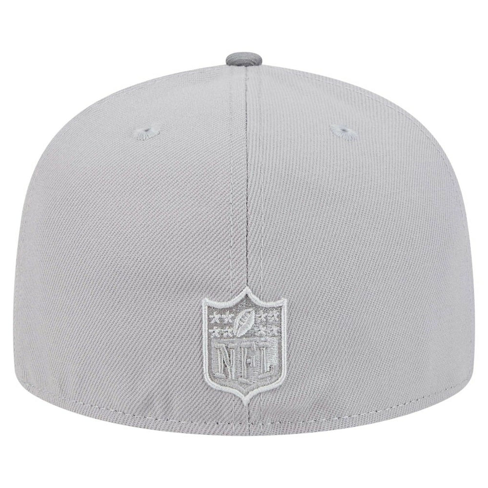 Kansas City Chiefs New Era Iron Cloud 59FIFTY Fitted Hat - Gray/Graphite Hats