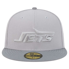 New York Jets New Era Iron Cloud 59FIFTY Fitted Hat - Gray/Graphite Hats