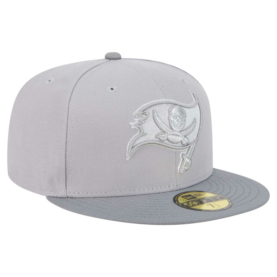 Tampa Bay Buccaneers New Era Iron Cloud 59FIFTY Fitted Hat - Gray/Graphite Hats