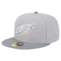 Philadelphia Eagles New Era Iron Cloud 59FIFTY Fitted Hat - Gray/Graphite Hats