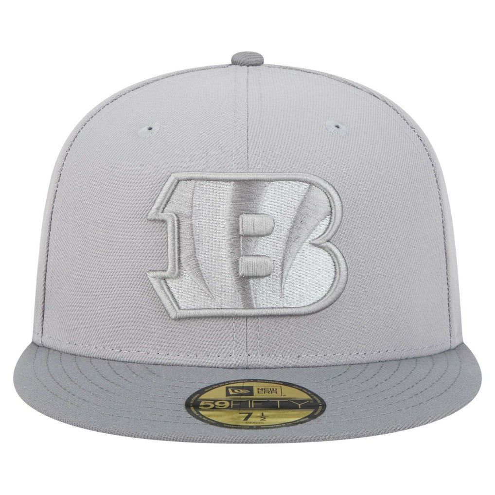Cincinnati Bengals New Era Iron Cloud 59FIFTY Fitted Hat - Gray/Graphite Hats