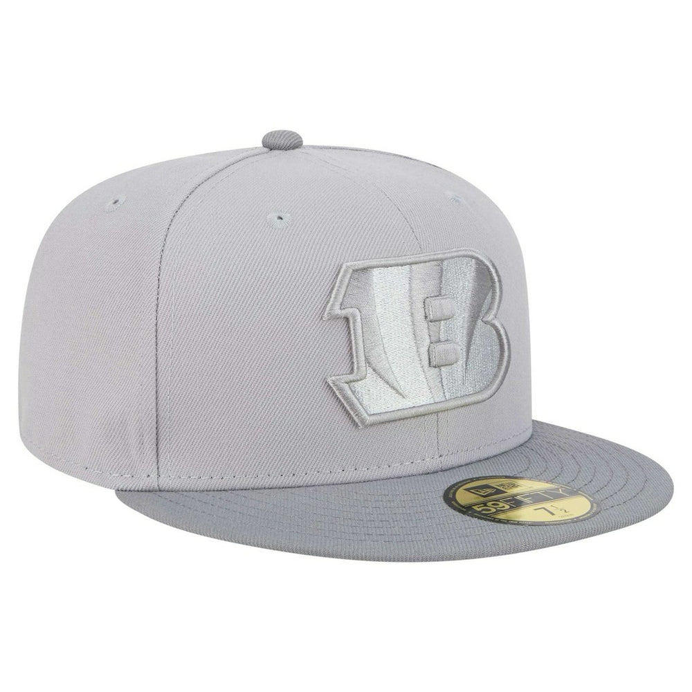 Cincinnati Bengals New Era Iron Cloud 59FIFTY Fitted Hat - Gray/Graphite Hats