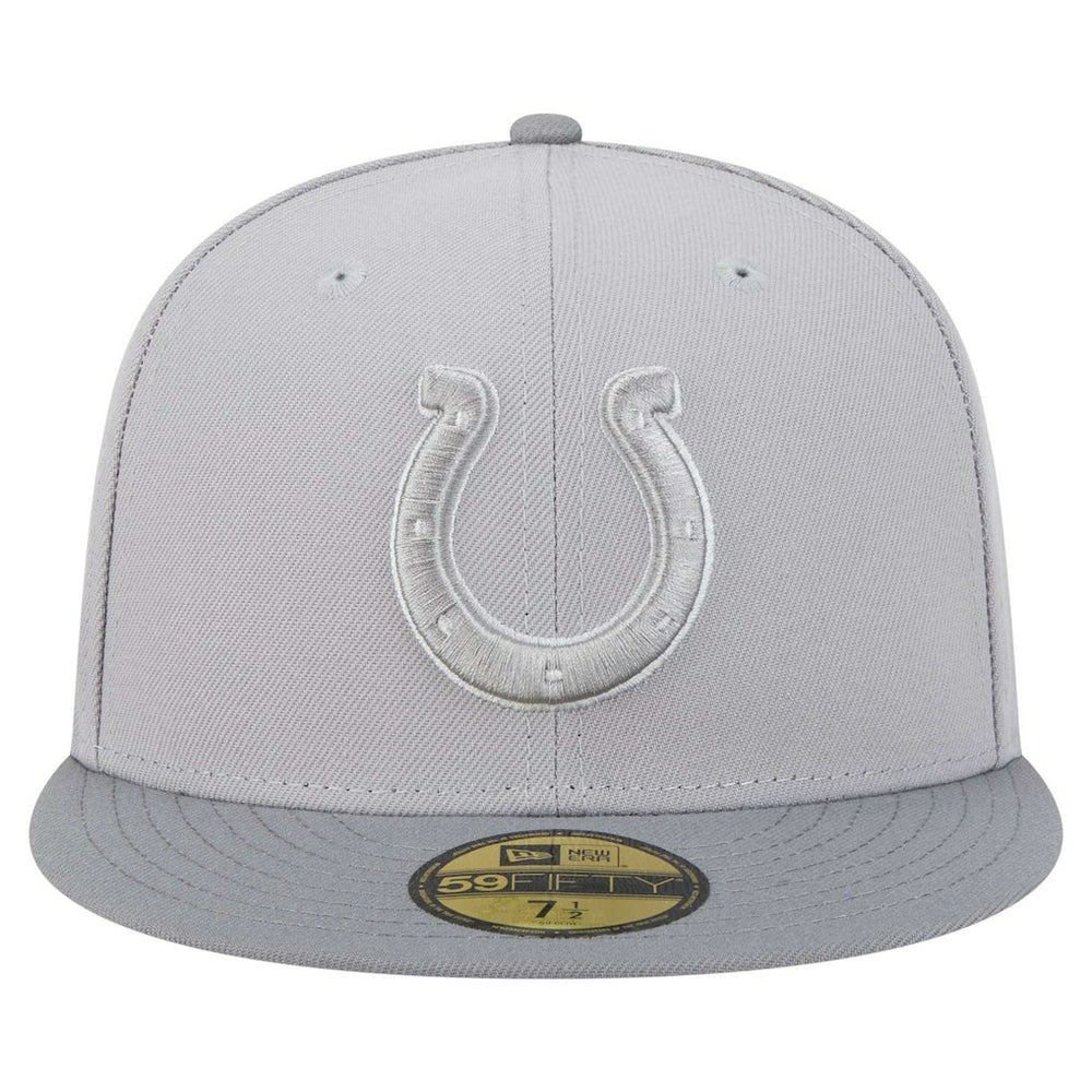 Indianapolis Colts New Era Iron Cloud 59FIFTY Fitted Hat - Gray/Graphite Hats