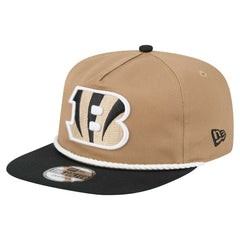 Cincinnati Bengals New Era Desert Golfer Snapback Hat - Khaki/Black Hats