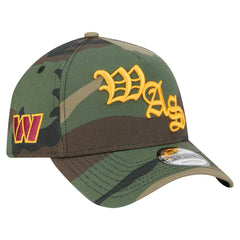 Washington Commanders New Era Mystic Camo A-Frame 9FORTY Adjustable Hat - Camo Hats