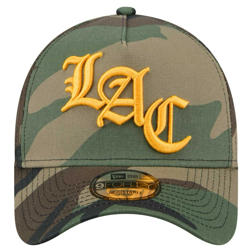 Los Angeles Chargers New Era Mystic Camo A-Frame 9FORTY Adjustable Hat - Camo Hats