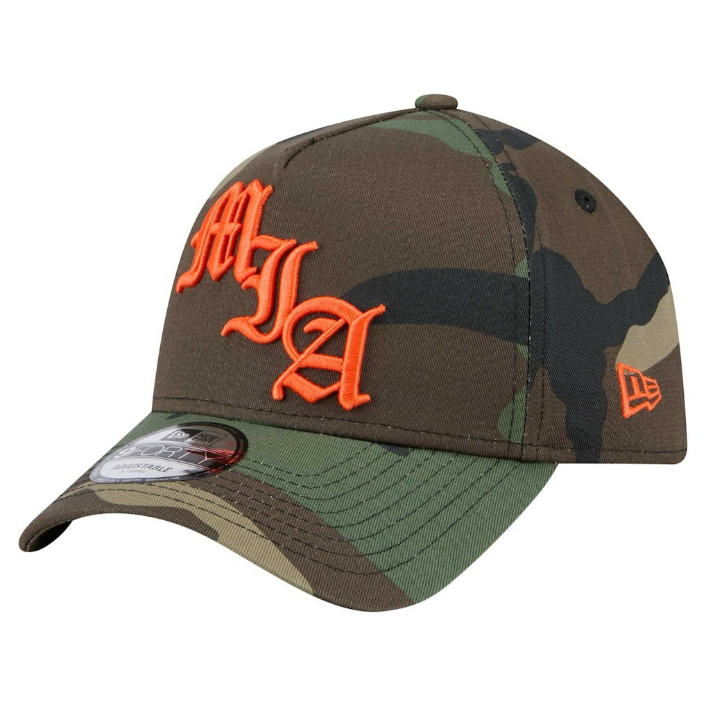 Miami Dolphins New Era Mystic Camo A-Frame 9FORTY Adjustable Hat - Camo Hats