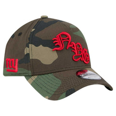 New York Giants New Era Mystic Camo A-Frame 9FORTY Adjustable Hat - Camo Hats