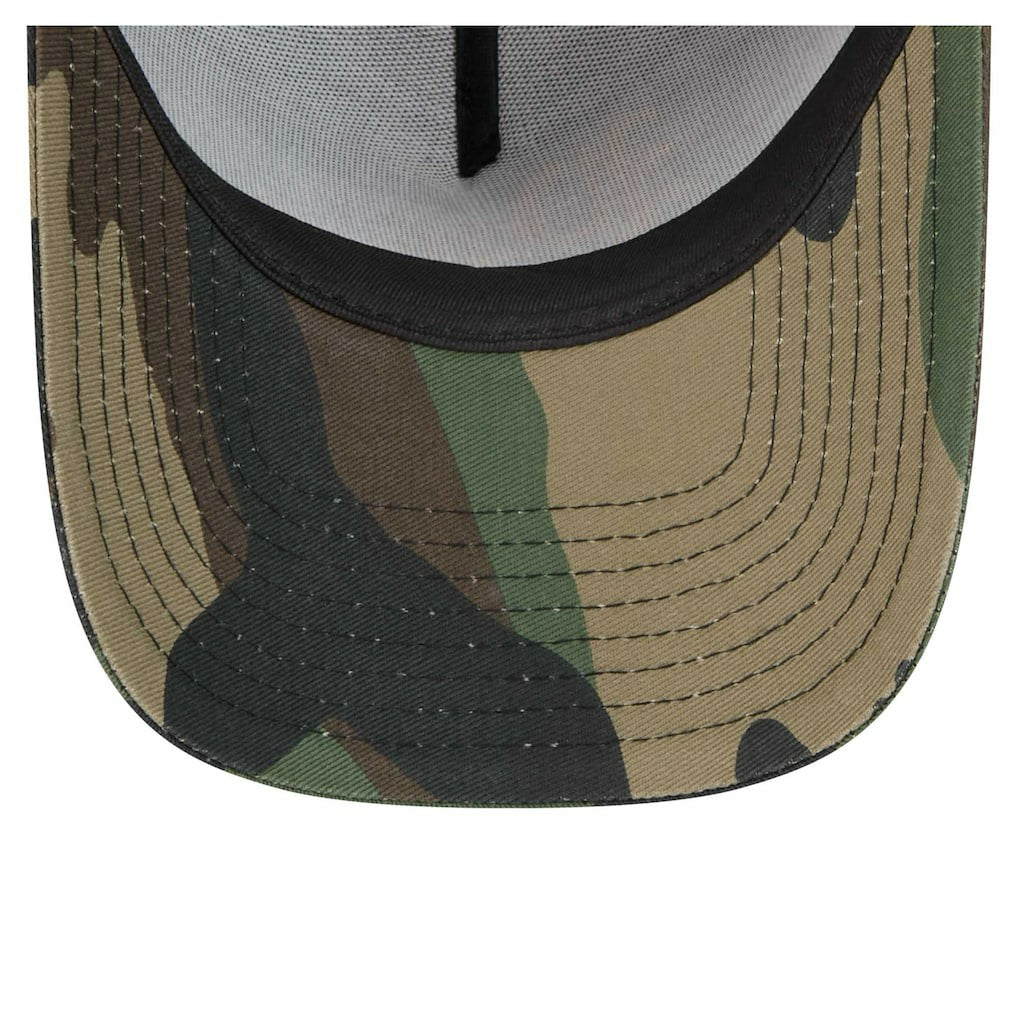 Pittsburgh Steelers New Era Mystic Camo A-Frame 9FORTY Adjustable Hat - Camo Hats