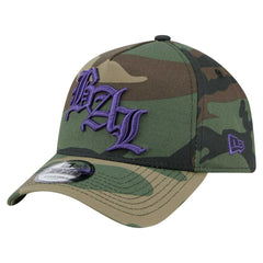 Baltimore Ravens New Era Mystic Camo A-Frame 9FORTY Adjustable Hat - Camo Hats