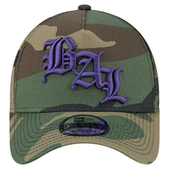 Baltimore Ravens New Era Mystic Camo A-Frame 9FORTY Adjustable Hat - Camo Hats