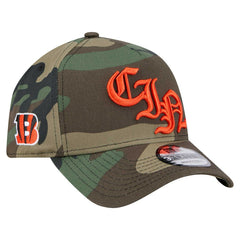 Cincinnati Bengals New Era Mystic Camo A-Frame 9FORTY Adjustable Hat - Camo Hats