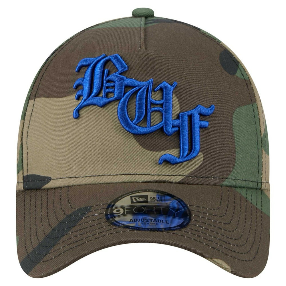 Buffalo Bills New Era Mystic Camo A-Frame 9FORTY Adjustable Hat - Camo Hats