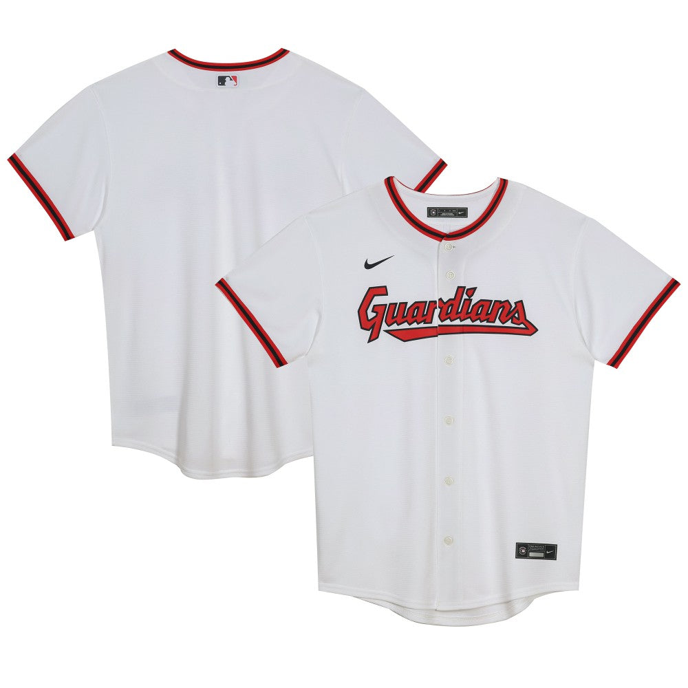 Cleveland Guardians Preschool Home Blank Replica Jersey - White Jerseys