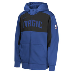 Orlando Magic Youth Authentic On-Court Showtime Performance Full-Zip Hoodie Blue/Black - Nike outlet