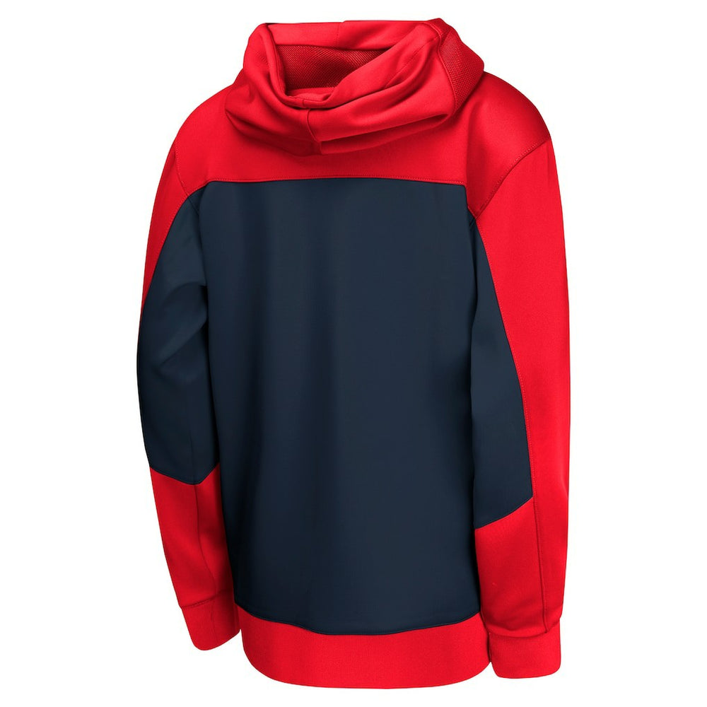 New Orleans Pelicans Youth Authentic On-Court Showtime Performance Full-Zip Hoodie Red/Navy - Nike