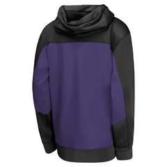 Phoenix Suns Youth Authentic On-Court Showtime Performance Full-Zip Hoodie Black/Purple - Nike