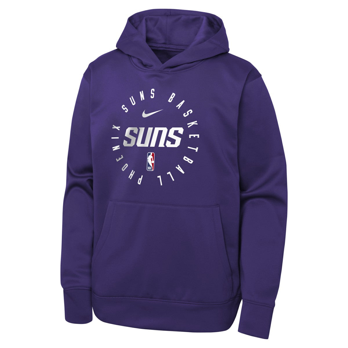 Phoenix Suns Youth Performance Practice Spotlight Pullover Hoodie Purple - Nike