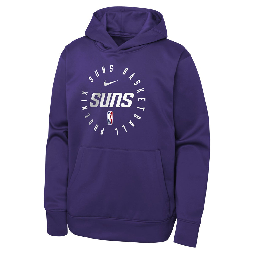 Phoenix Suns Youth Performance Practice Spotlight Pullover Hoodie Purple - Nike