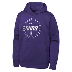 Phoenix Suns Youth Performance Practice Spotlight Pullover Hoodie Purple - Nike