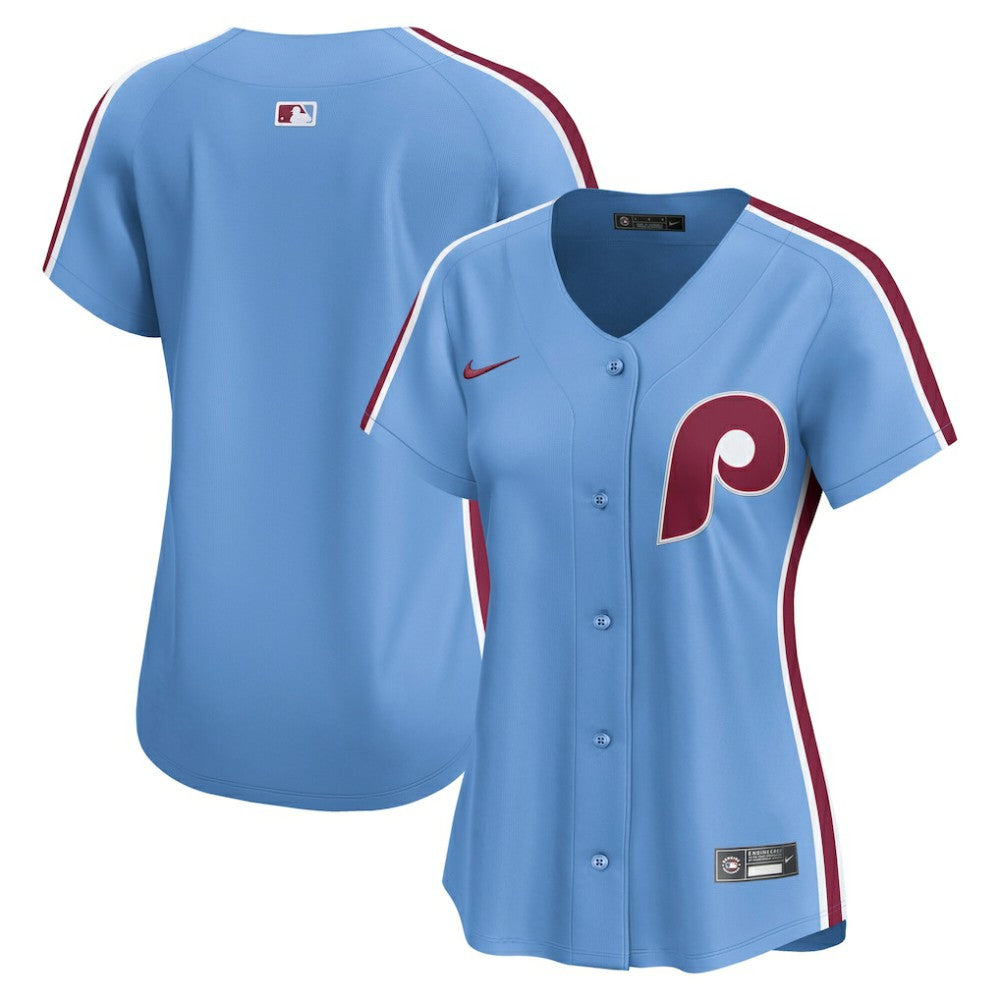 Philadelphia Phillies Nike Women's Alternate Limited Jersey - Light Blue Jerseys
