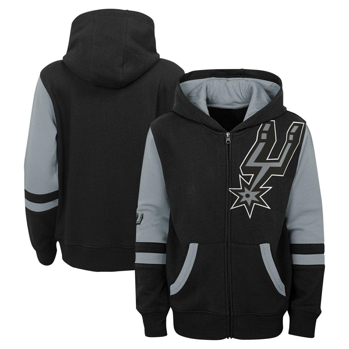 San Antonio Spurs Preschool Straight To The League Full-Zip Hoodie Black outlet