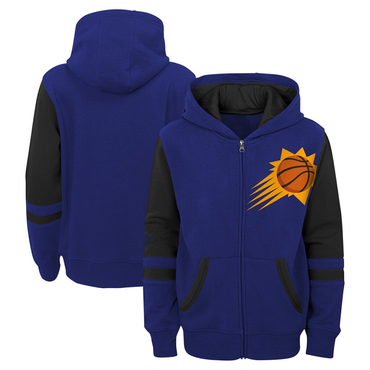 Phoenix Suns Preschool Straight To The League Full-Zip Hoodie Purple